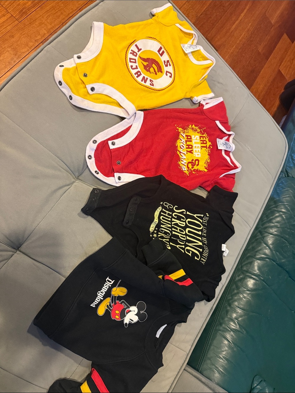 USC Trojans Yellow Baby One-Piece Bodysuit